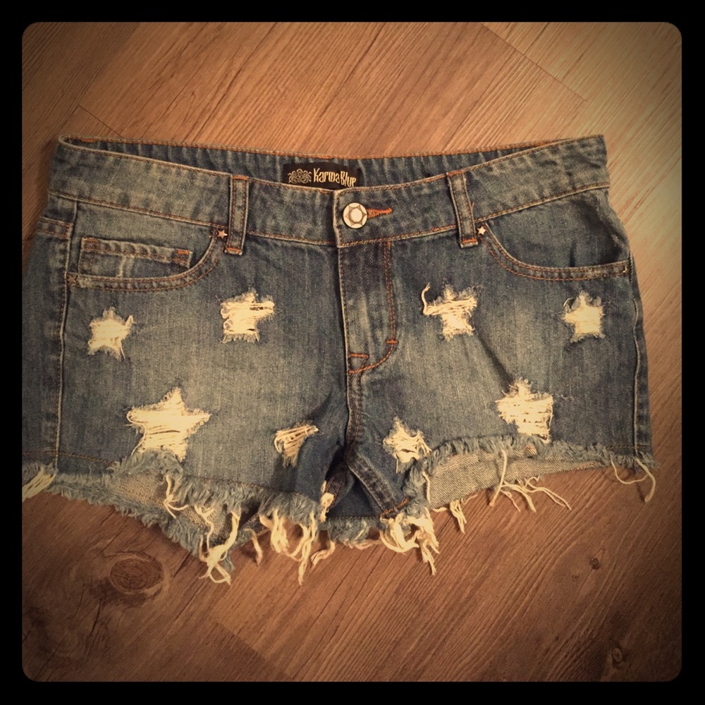 Star jean shorts! Fun for all!