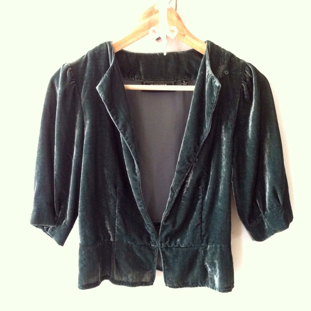 Vintage Cropped Jacket / Blouse