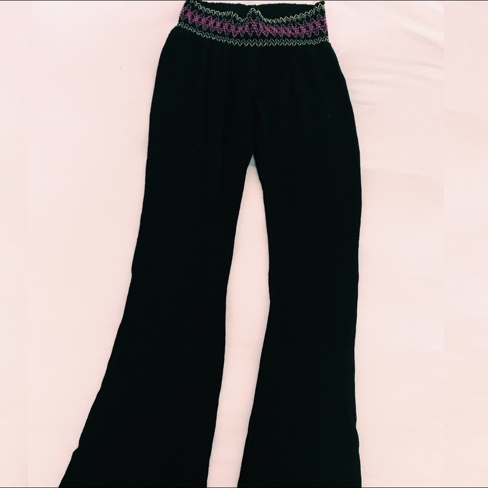 LA hearts crochet beach pants XS