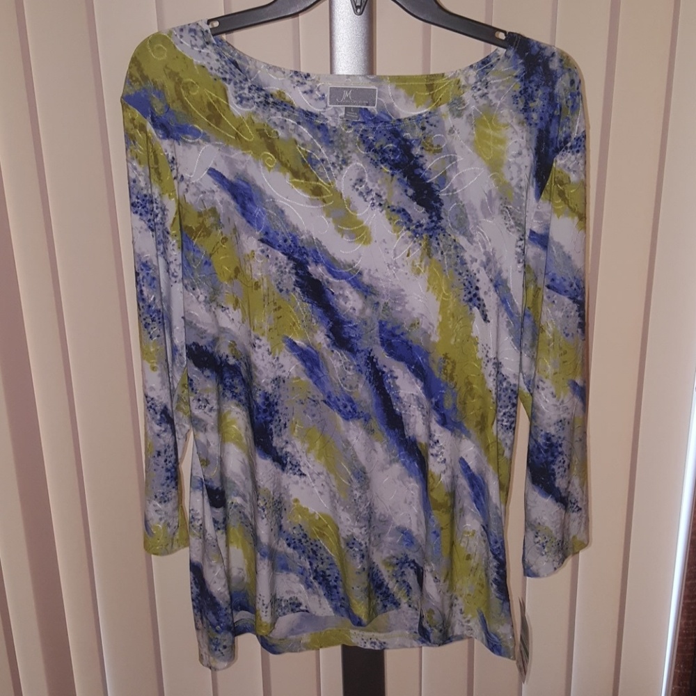 JM COLLECTION LONG SLEEVE SHIRT