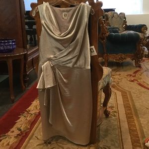 Anne Klein silver cocktail dress