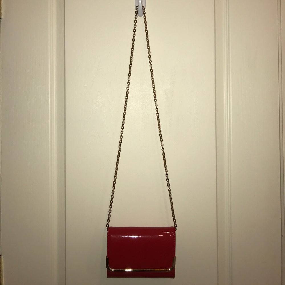 Forever 21 Red Crossbody Chain Bag