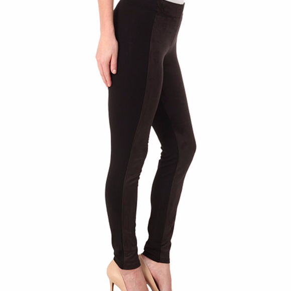 Miraclebody Jeans Harley Ponte & Suede Leggings - Picture 5 of 6