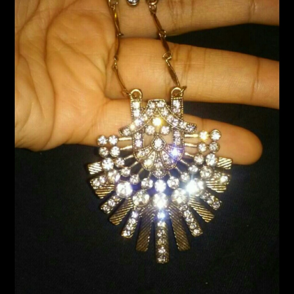 Spring Street Tribal Rhinestone Necklace