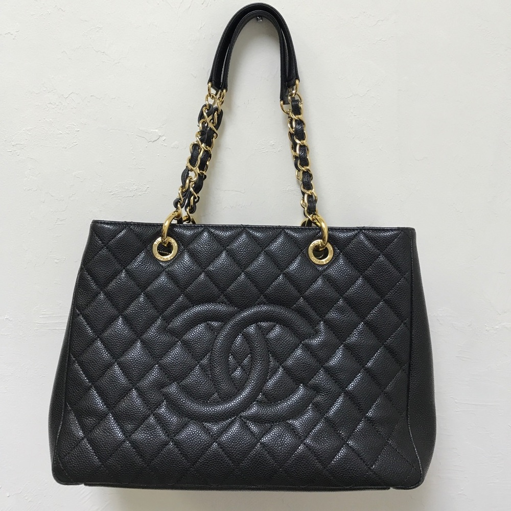 SOLD Chanel GST Black Tote Bag