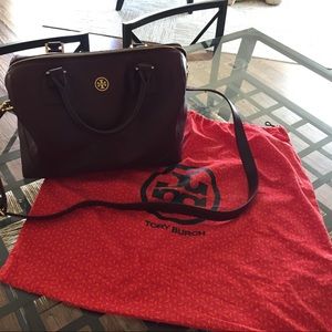 Burgundy Tory Burch bag