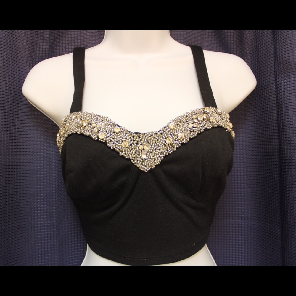 Beaded bralette/crop top