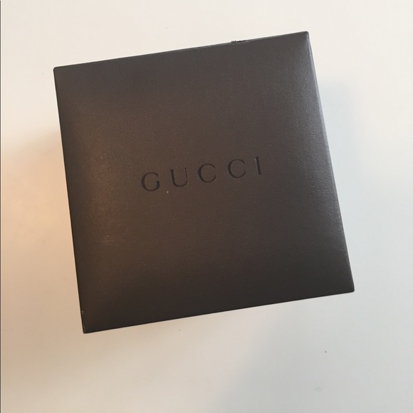 Gucci silver bangle watch