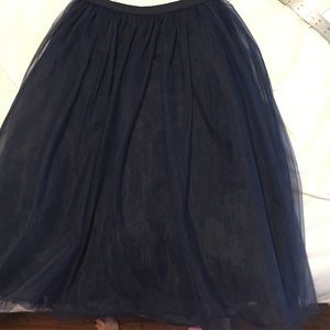 FLASH SALE Navy tulle  tutu skirt