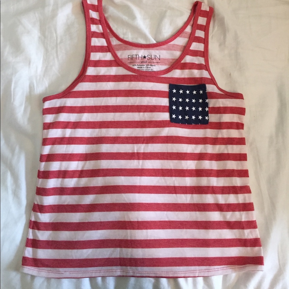 american flag tank top