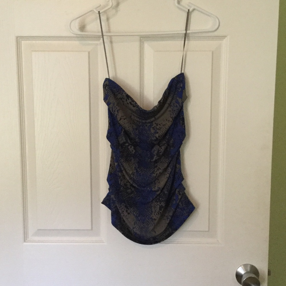 XS - The Limited - blue/grey - tube top
