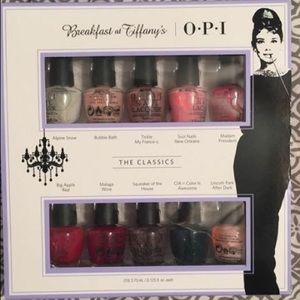 Breakfast at Tiffany's OPI Mini Nail Polish Set