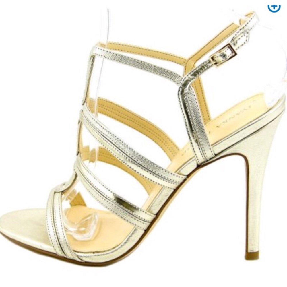 Gold Ivanka Trump sandals