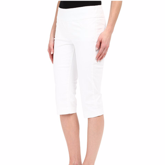 Miraclebody Jeans Rudy 17" Cuffed Sateen Capris - Picture 3 of 6