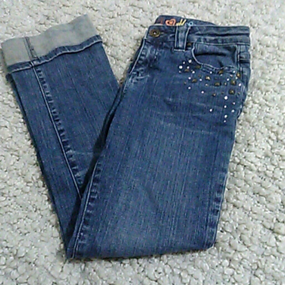 Mudd girls stud and sparkle jeans