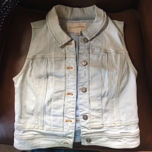 Anthropologie Pilcro Denim Vest Sz S