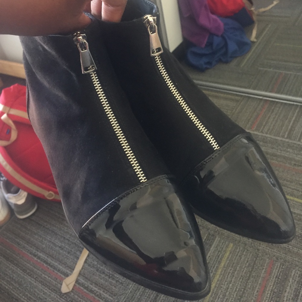 Asos Chelsea boots with zipper detail