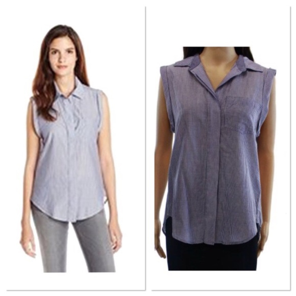 Sam Edelman pin strip button up