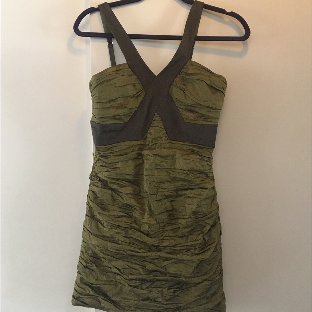 BCBGmaxazria Ruching Mini Dress - Picture 2 of 5