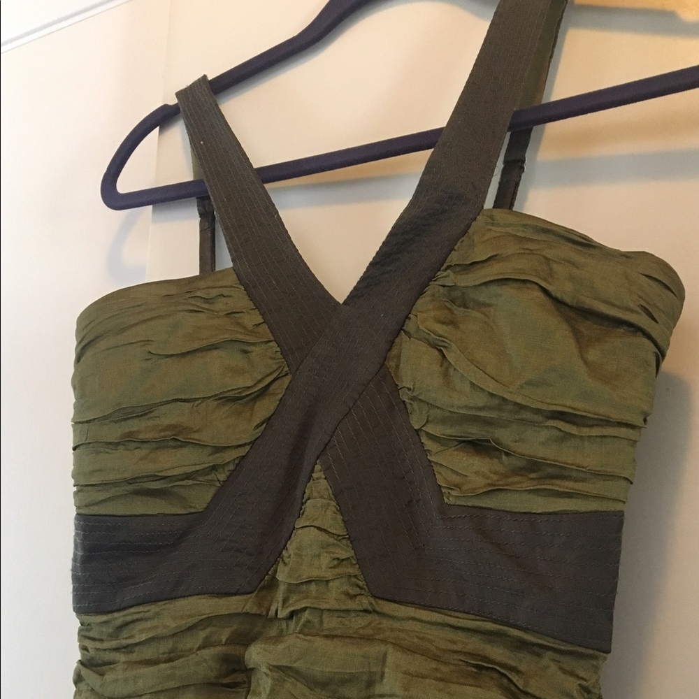 BCBGmaxazria Ruching Mini Dress - Picture 3 of 5