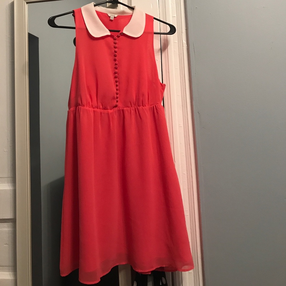 Heritage 1981 salmon, collared dress