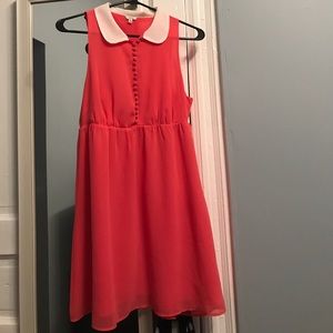 Heritage 1981 salmon, collared dress