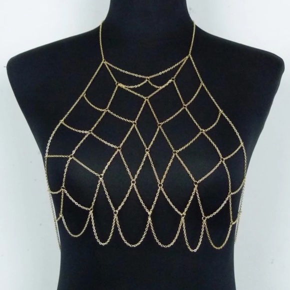 Bikini Sexy Beach Body Jewelry Festival Chain NWT - Picture 2 of 5