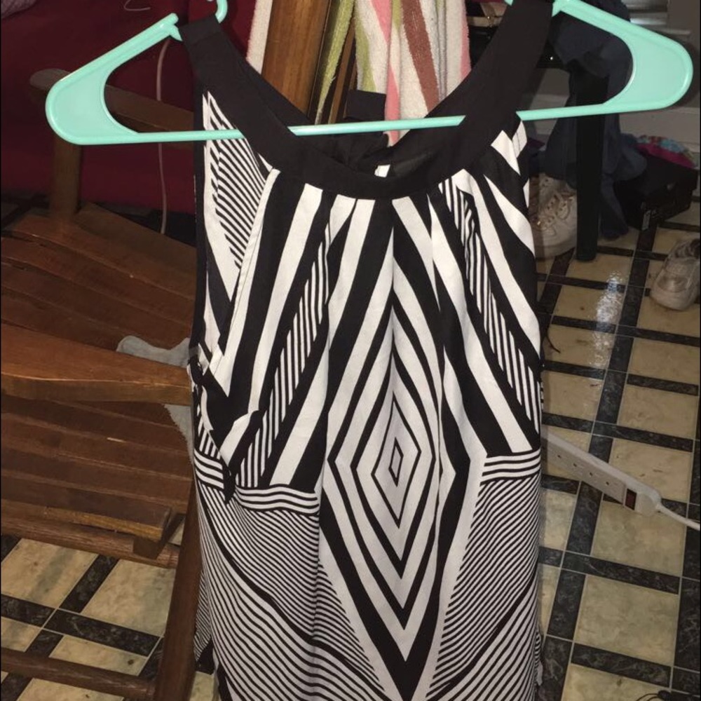 Tie neck blouse