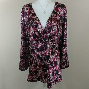 Lane Bryant Empire Waist Blouse B Neck 14/16