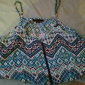 Zipper Up High-Low CropTop