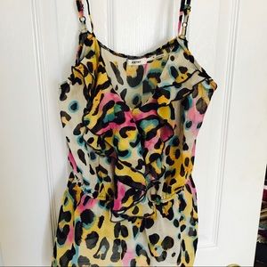 🔥Fabulous Flowy Ruffle Front Tank by Poetry
