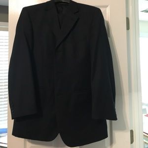 Men's navy suit