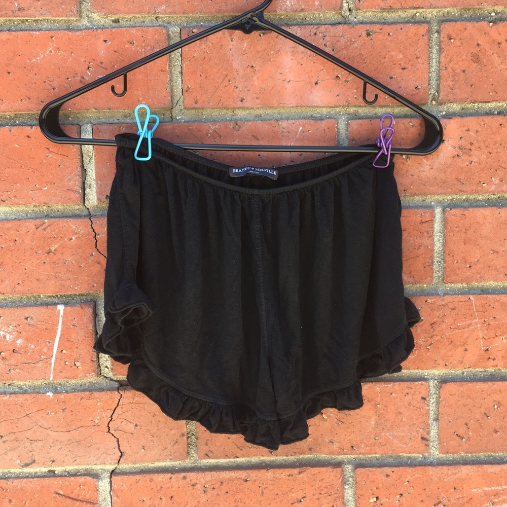 Brandy Melville Ruffle Shorts