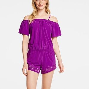 Fabletics Pure purple romper  NWT