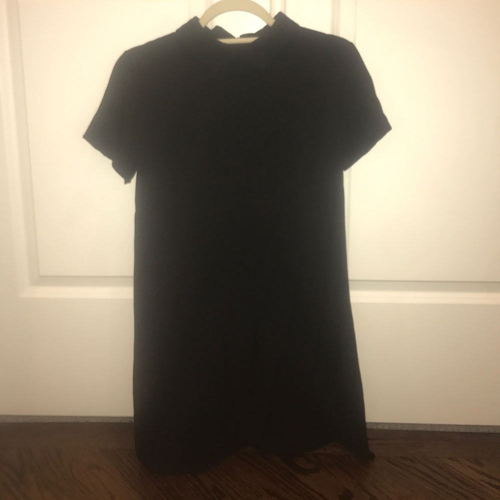 Black collard dress