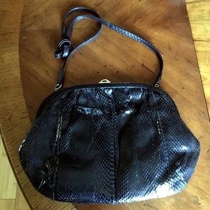 Vintage Genuine Snakeskin Bag