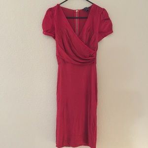 Mango red bodycon dress
