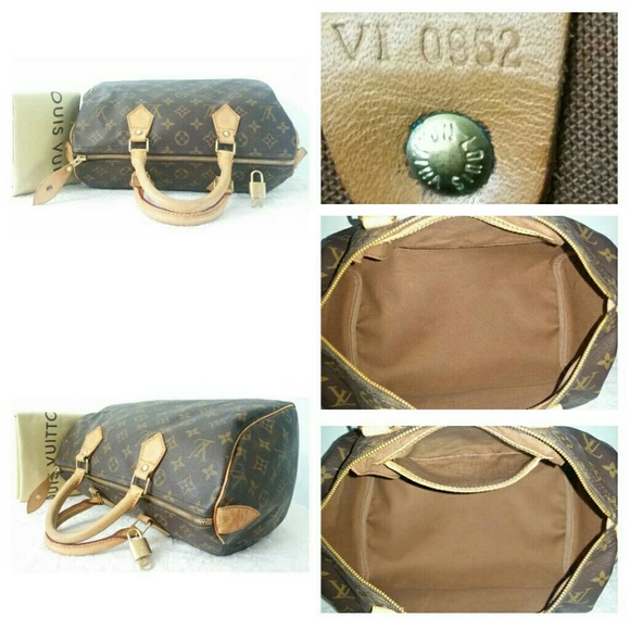 SOLD! LOUIS VUITTON Speedy30 + Dustbag + Lock +Key - Picture 2 of 4