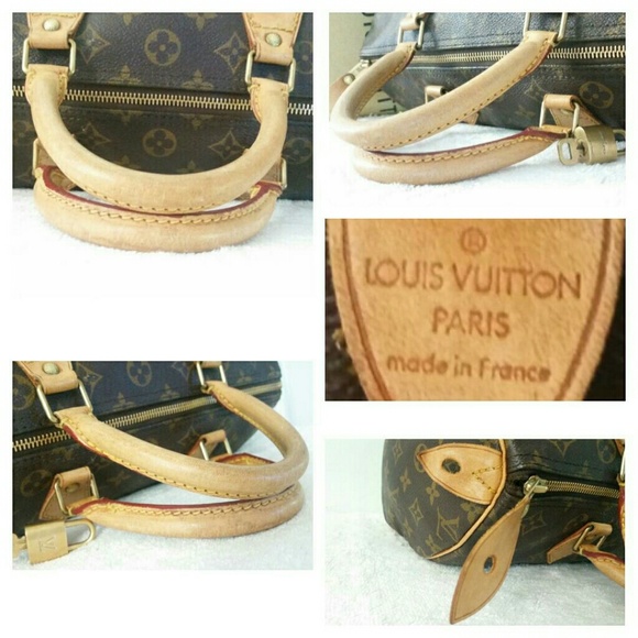 SOLD! LOUIS VUITTON Speedy30 + Dustbag + Lock +Key - Picture 3 of 4