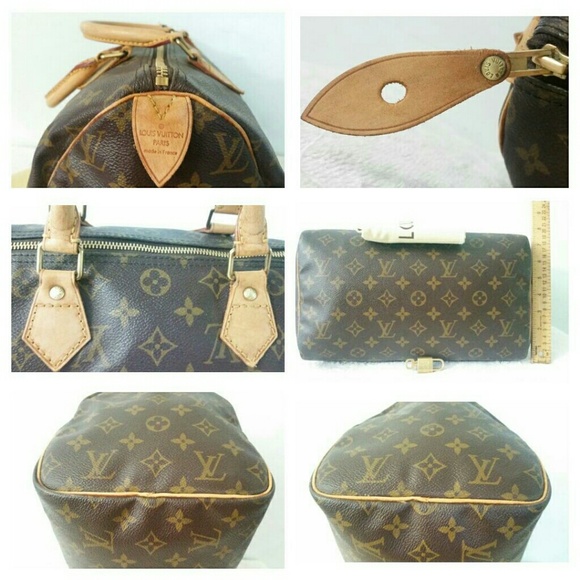 SOLD! LOUIS VUITTON Speedy30 + Dustbag + Lock +Key - Picture 4 of 4