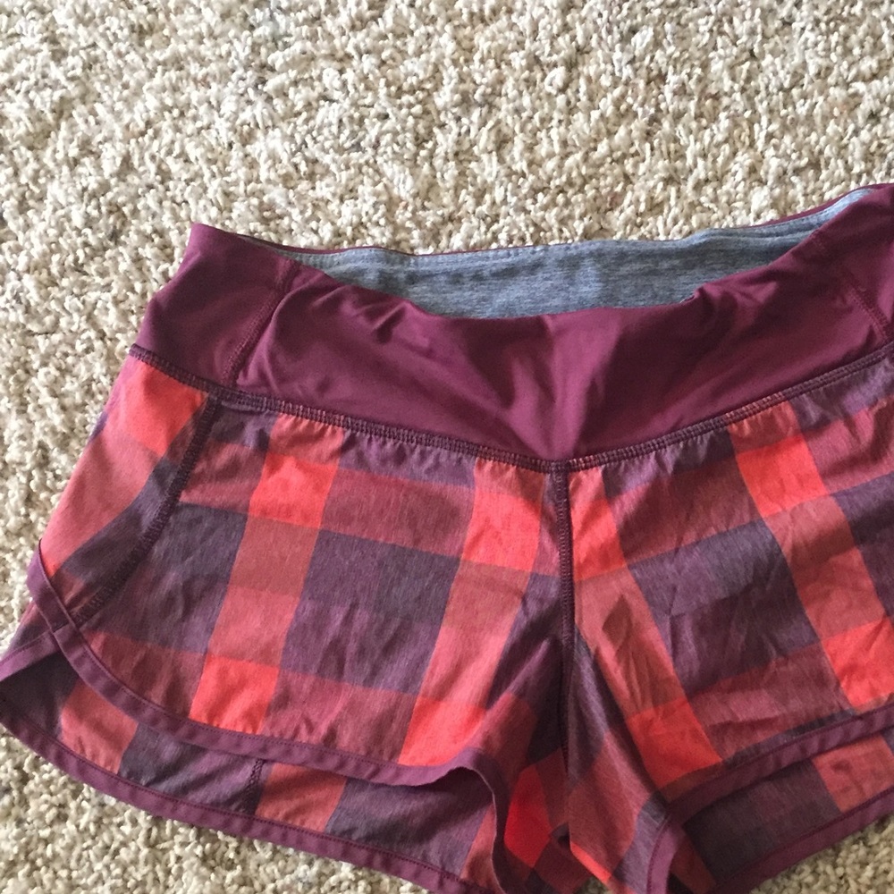 Lululemon speed shorts