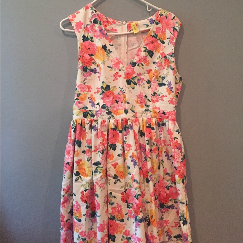 Floral dress purchased from Francesca's