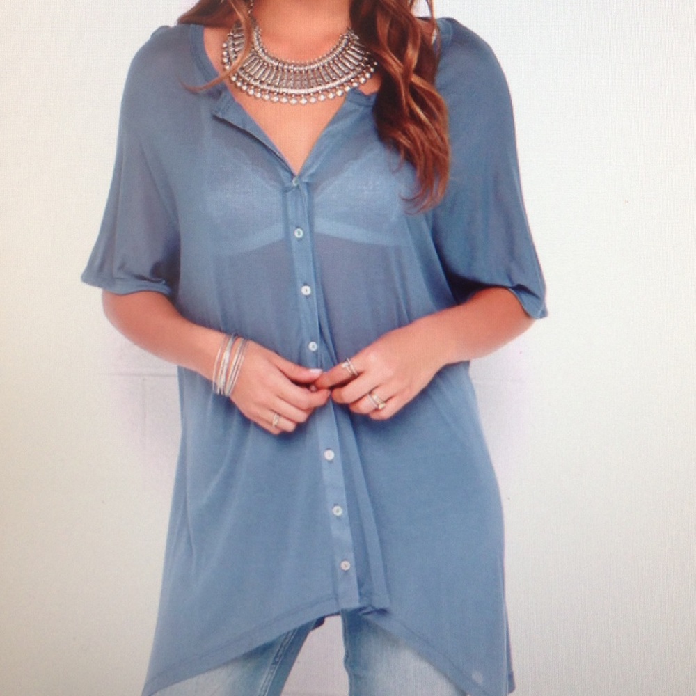Lulu*s Dee Elle Just my Oversized Button-up shirt