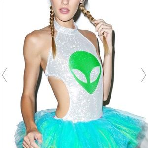 Alien Hologram bodysuit Sz S