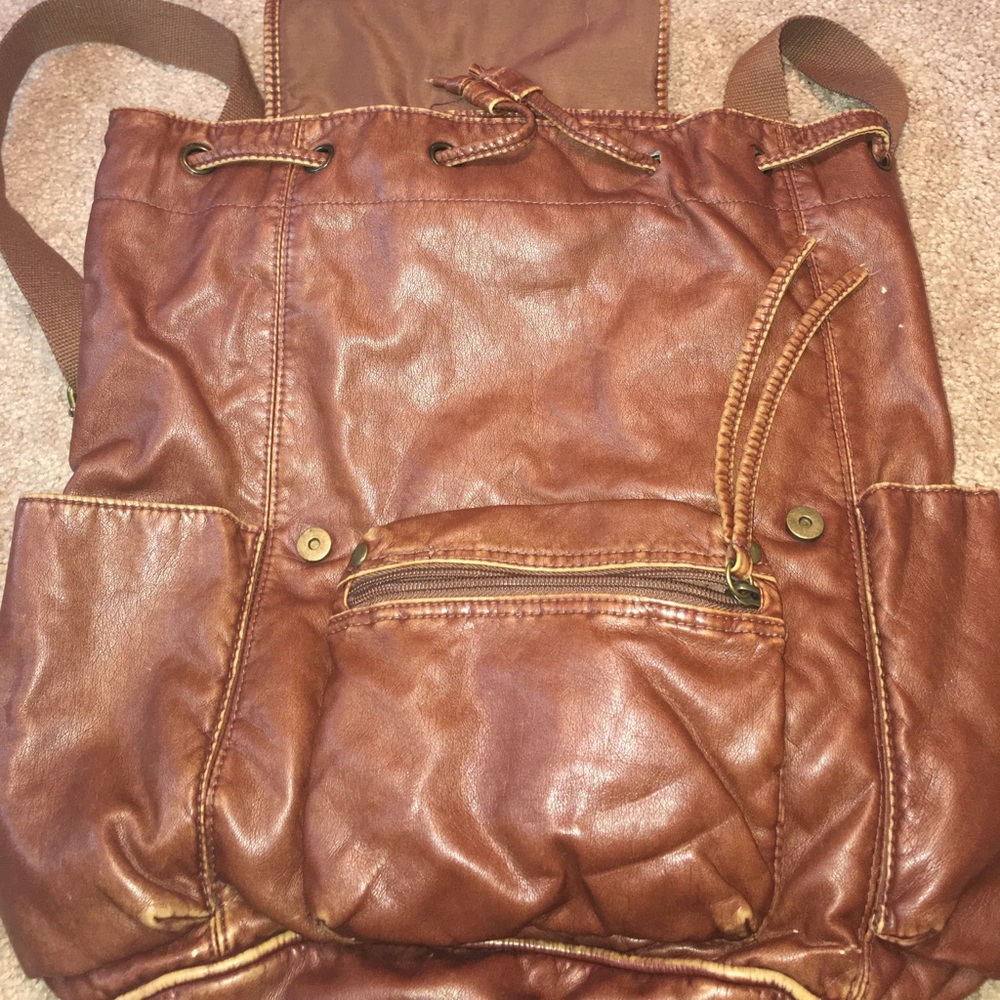 Leather Bookbag