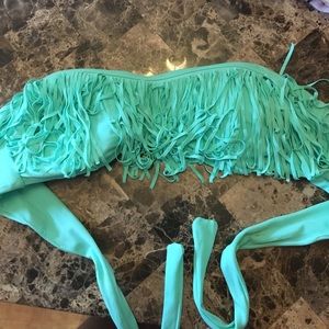 teal bikini top