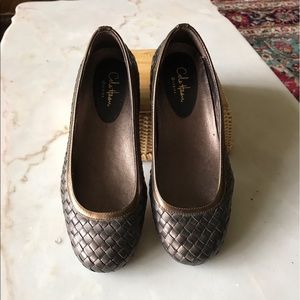 Cole Haan Nike Air Brown Woven Flats