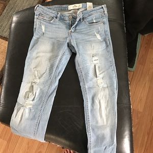 Hollister ripped jeans