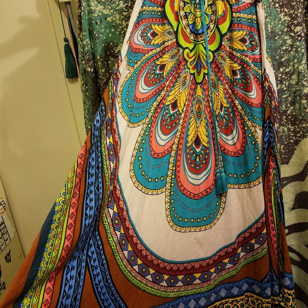 Flying tomato maxi skirt