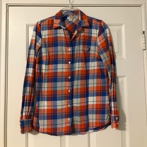 J. Crew women's flannel shirt